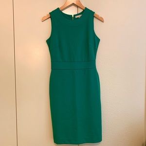 NWOT Banana Republic green scoop neck dress